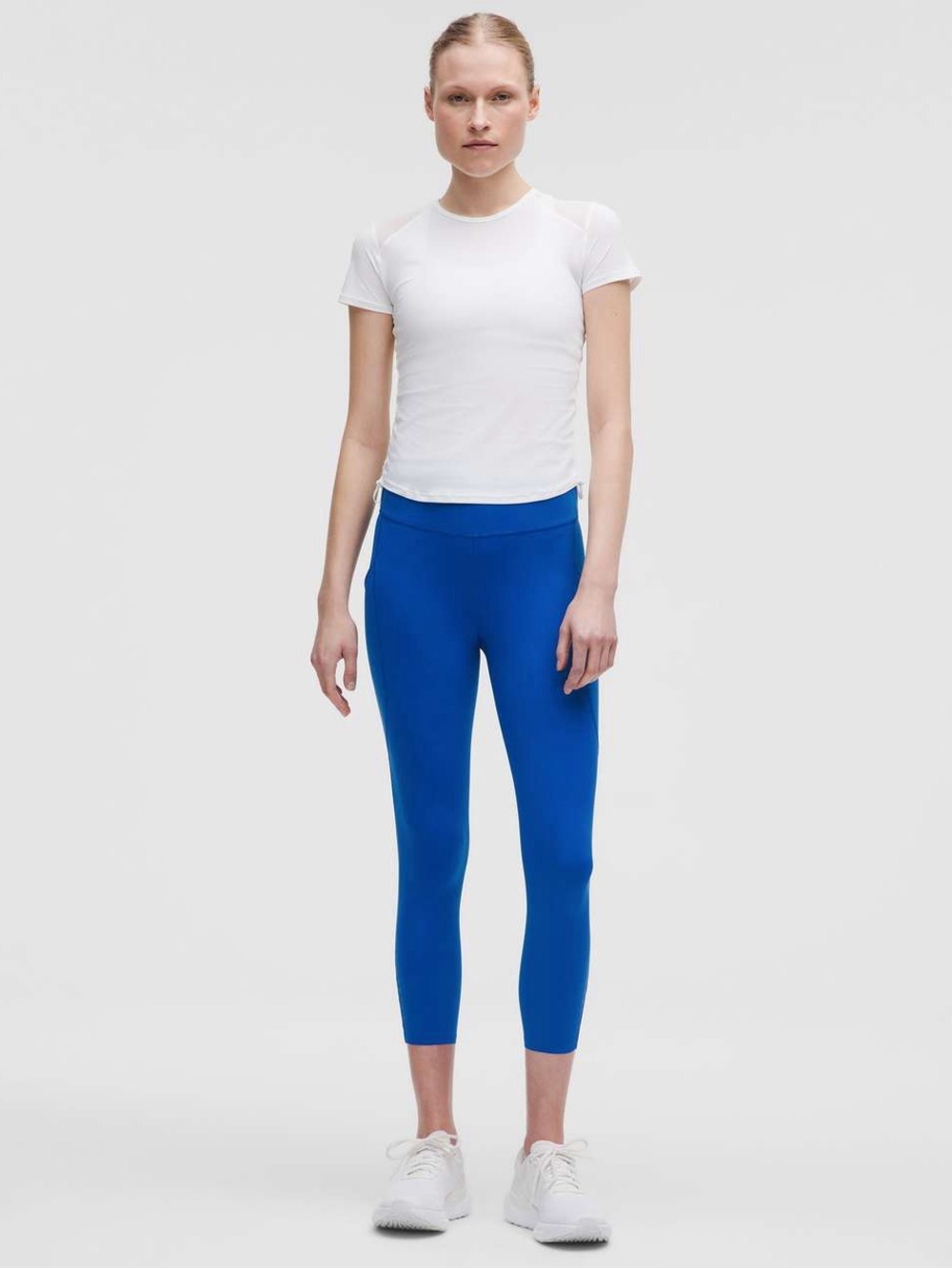 Lululemon Swift Speed High-Rise Crop Blazer Blue Tone Size 2